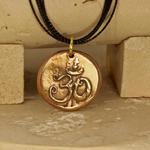 Round Bronze Ohm Pendant
Part of our Sereniity Collection
